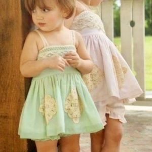 Well Dressed Wolf Mint Lace Daydream Tunic Set- 12 months